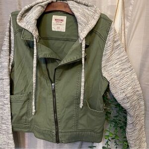 Mossimo Supply Co. Olive and Heather Gray Jacket
